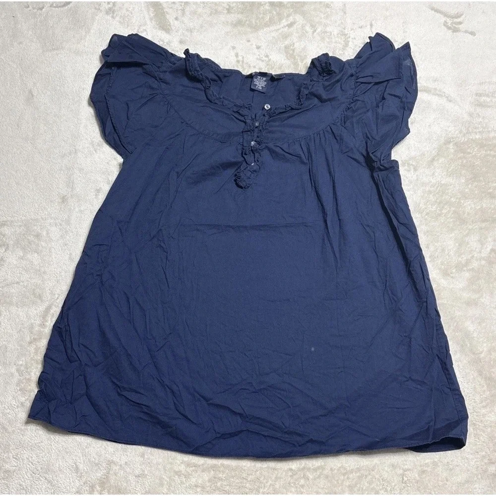 Ralph Lauren Girls Dress Size 16 Blue Cotton